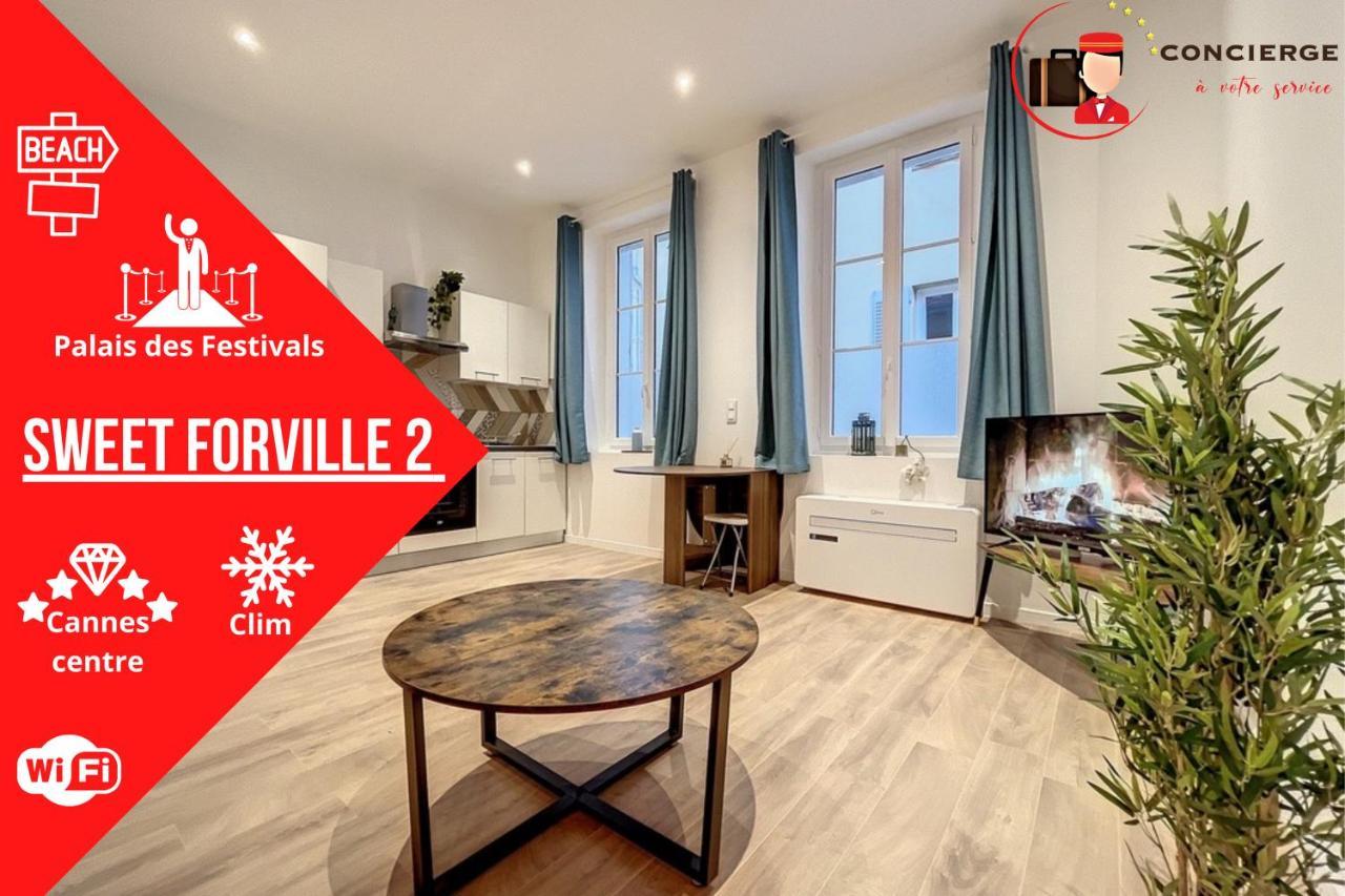 Le Sweet Forville 2 - Palais Des Festivals - Marche Provencal - Plage - Clim - Au Calme Cannes Kültér fotó